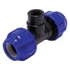 Tebo 7175 TR-TB ПНД Тройник вн. резьба 63 x1.1/2" x 63