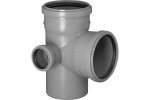 Tebo 013020645 RU-TB ПП Крестовина канализ.2-хпл. левая 110-110-50 87,5 град.