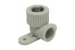 Tebo 031030804 C--TB-Gr Угольник комб. вн.р. 25x1/2" с креплением (серый цв.)
