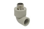 Tebo 031030609 C--TB-Gr Угольник комб. нар.р. 32x1/2" (серый цв.)