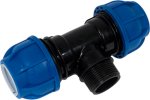 Tebo 017031304 CN-TB ПНД Тройник нар. резьба 25 x 1/2" x 25