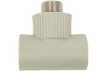 Tebo 031040505 C--TB-Gr Тройник комб. нар.р. 25x1/2" (серый цв.)