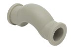 Tebo 031093501 R-TB-Gr Обводное колено раструбное 20 (серый цв.)