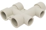 Tebo 031091801 TR-TB-Gr Распределительный блок 25x20 (серый цв.)