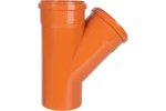 Tebo 041040108 RU-TB ПП Тройник канализационный наружн. 160-110 45 град.