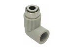 Tebo 031031001 C--TB-Gr Угольник с накидной гайкой 1v 20x1/2" (серый цв.)
