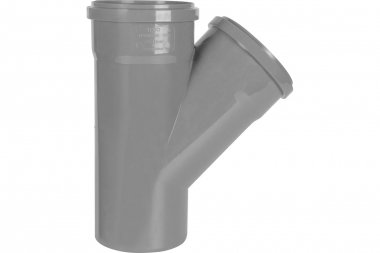 Фотография товара 'Tebo 013020428 RU-TB ПП Тройник канализационный 110-110 45 град.'