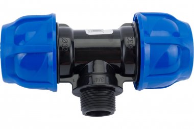 Фотография товара 'Tebo T-ПНД.Тр.5.32-34.CN CN-TB ПНД Тройник нар. резьба 32 x 3/4" x 32'