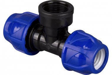 Фотография товара 'Tebo T-ПНД.Тр.4.32-1.CN CN-TB ПНД Тройник вн. резьба 32 x 1" x 32'