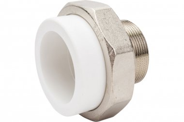 Фотография товара 'Tebo 015022112 TR-TB Муфта комб. разъемная нар.р.(американка) 63x2" O-ring'