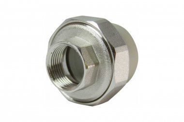 Фотография товара 'Tebo 016020817 TR-TB-Gr Муфта комб. разъемная вн.р. 25x1/2" (серый цв.)'