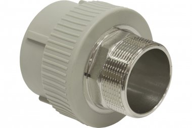 Фотография товара 'Tebo 031023606 C--TB-Gr Муфта комб. нар.р. 25x3/4" (серый цв.)'