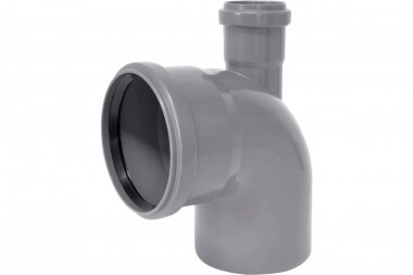 Фотография товара 'Tebo 013021304 RU-TB ПП Отвод канализационный универсальный с выходом (вверх) 110/50 87 град'