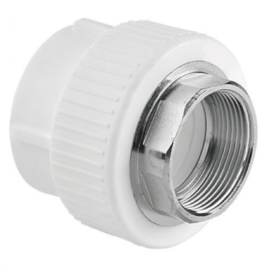 Фотография товара 'Tebo 016020515 TR-TB-Gr Муфта комб. вн.р. 110x4" под ключ (серый цв.)'