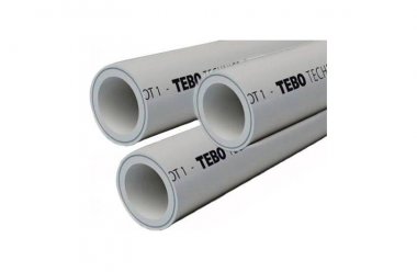 Фотография товара 'Tebo 016010608 TR-MP-Gr Труба 75 PN20 (центр. арм.) (серый цв.)'