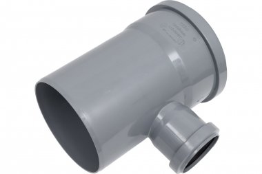 Фотография товара 'Tebo 013020425 RU-TB ПП Тройник канализационный 110-50 87,5 град.'