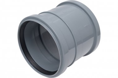 Фотография товара 'Tebo 013020204 RU-TB ПП Муфта канализационная двухраструбная 110'