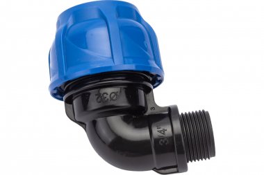 Фотография товара 'Tebo T-ПНД.О.5.63-112.CN TR-TB ПНД Отвод разъемный нар. резьба 63 x 1.1/2"'