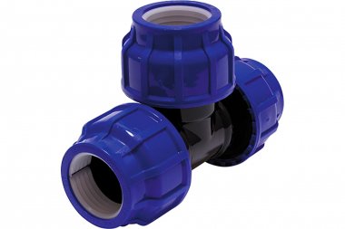 Фотография товара 'Tebo T-ПНД.Тр.0.63-63-63.CN CN-TB ПНД Тройник разъёмный 63 x 63 x 63'