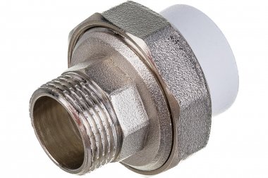 Фотография товара 'Tebo 015022105 TR-TB Муфта комб. разъемная нар.р.(американка) 25x3/4" O-ring'