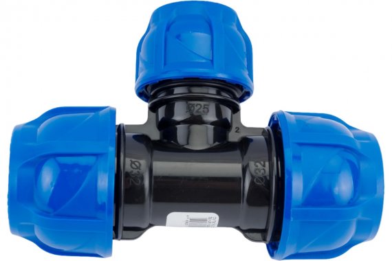 Фотография товара 'Tebo T-ПНД.Тр.0.32-25-32.CN CN-TB ПНД Тройник переxодной 32 x 25 x 32'