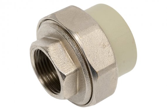 Фотография товара 'Tebo 016020807 TR-TB-Gr Муфта комб. разъемная вн.р. 32x3/4" (серый цв.)'