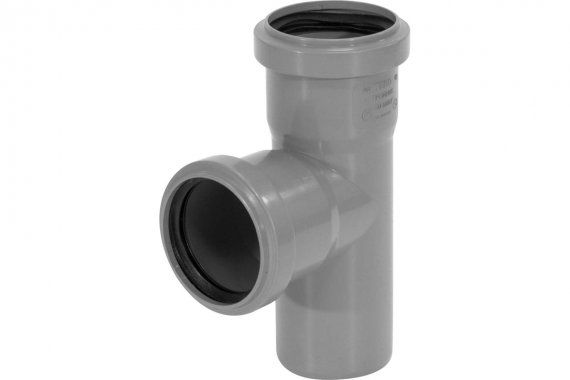 Фотография товара 'Tebo 013020412 RU-TB ПП Тройник канализационный 40-40 87,5 град.'