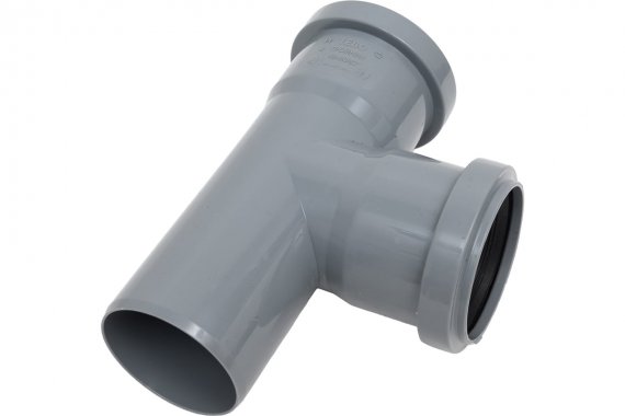 Фотография товара 'Tebo 013020420 RU-TB ПП Тройник канализационный 50-50 87,5 град.'