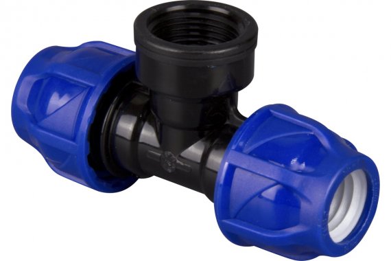 Фотография товара 'Tebo T-ПНД.Тр.4.32-1.CN CN-TB ПНД Тройник вн. резьба 32 x 1" x 32'