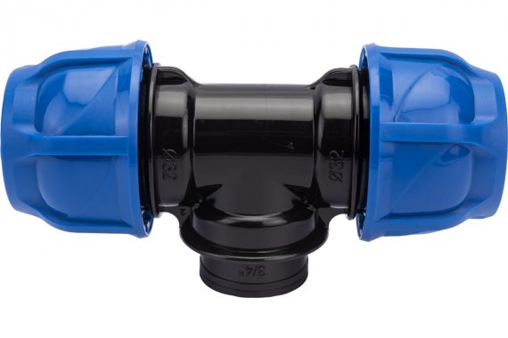 Фотография товара 'Tebo T-ПНД.Тр.4.32-34.CN CN-TB ПНД Тройник вн. резьба 32 x 3/4" x 32'