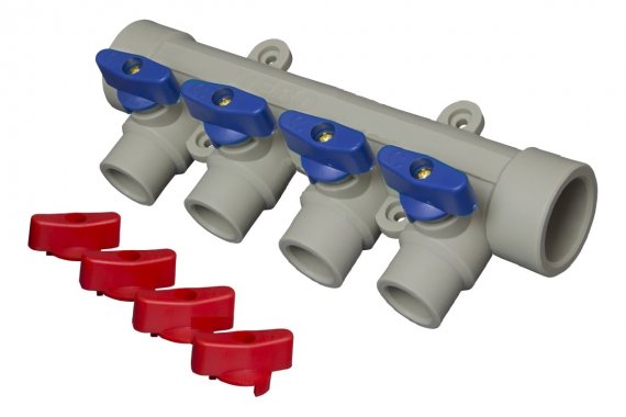 Фотография товара 'Tebo 031091253 C--TB-Gr Коллектор 25x20x4 вых. универсальный (серый цв.)'