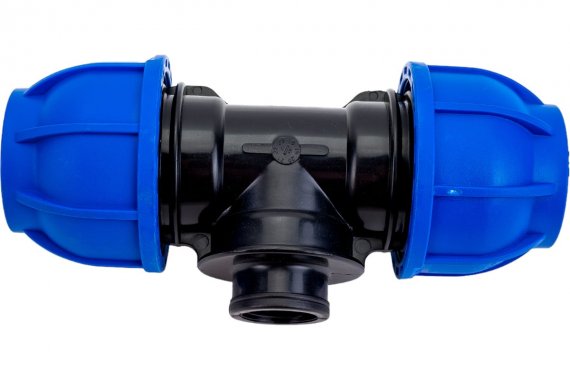 Фотография товара 'Tebo T-ПНД.Тр.4.32-12.CN CN-TB ПНД Тройник вн. резьба 32 x 1/2" x 32'