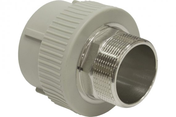 Фотография товара 'Tebo 031023606 C--TB-Gr Муфта комб. нар.р. 25x3/4" (серый цв.)'