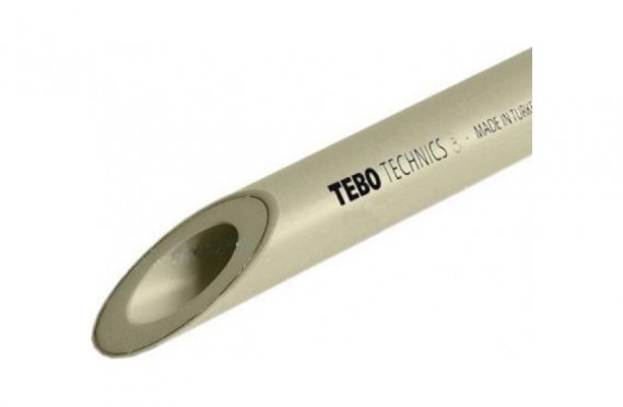 Фотография товара 'Tebo 016010310 TR-TB-Gr Труба 110 PN25 (армированная) (серый цв.)'