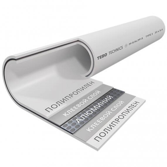 Фотография товара 'Tebo 030010707 R--MP Труба 63 SDR6 (центр. арм.)'