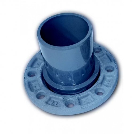 Фотография товара 'Tebo НП-пг мф 160-150 RU-ХК ПВХ Патрубок гладкий напорный с кольцом 160х150'