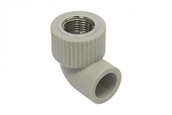 Фотография товара 'Tebo 031033403 C--TB-Gr Угольник комб. вн.р. 20x1/2" (серый цв.)'