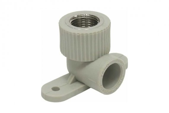 Фотография товара 'Tebo 031030804 C--TB-Gr Угольник комб. вн.р. 25x1/2" с креплением (серый цв.)'