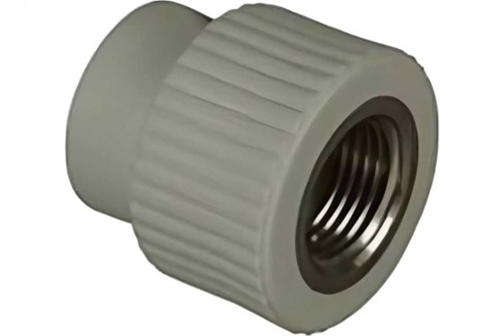 Фотография товара 'Tebo 031020405 C--TB-Gr Муфта комб. вн.р. 25x1/2" (серый цв.)'