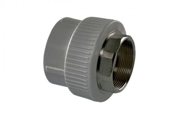 Фотография товара 'Tebo 031020608 C--TB-Gr Муфта комб. нар.р. 32x1/2" (серый цв.)'