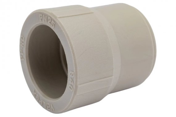 Фотография товара 'Tebo 031020256 C--TB-Gr Муфта переходная вн.- нар. 63/50 (серый цв.)'