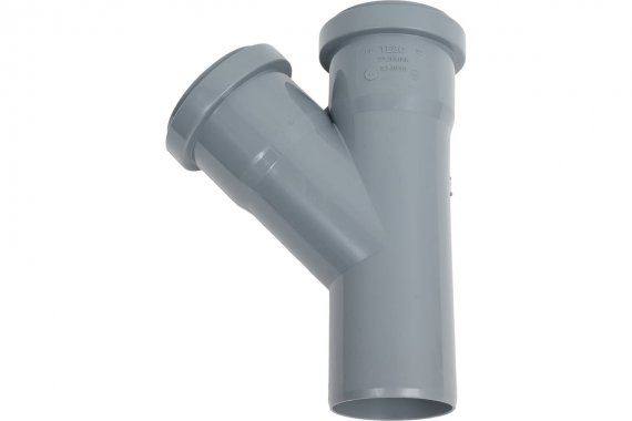 Фотография товара 'Tebo 013020418 RU-TB ПП Тройник канализационный 50-50 45 град.'