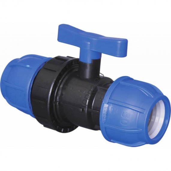 Фотография товара 'Tebo BV3232000 TR-TB ПНД Кран шаровой разъемный 32 x 32'