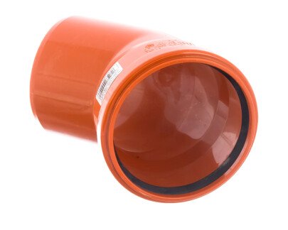 Фотография товара 'Tebo 041030108 RU-TB ПП Отвод канализационный наружн. 160 45 град'