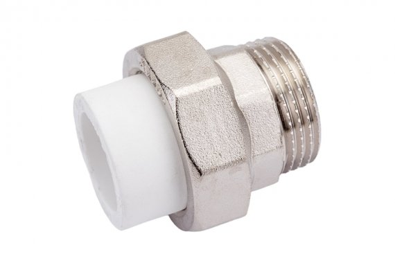 Фотография товара 'Tebo 015022106 TR-TB Муфта комб. разъемная нар.р.(американка) 25x1" O-ring'