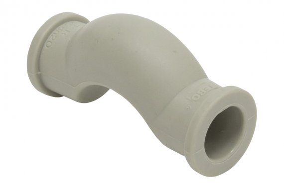 Фотография товара 'Tebo 031093501 R-TB-Gr Обводное колено раструбное 20 (серый цв.)'