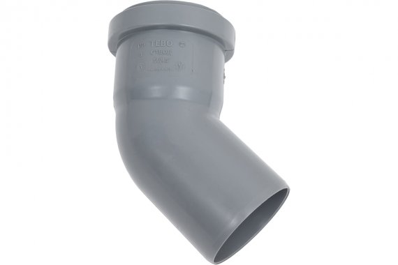 Фотография товара 'Tebo 013020313 RU-TB ПП Отвод канализационный 50 45 град.'