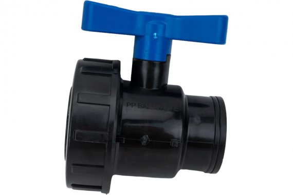 Фотография товара 'Tebo 017032005 CN-TB ПНД Кран шаровой разъемный вн./вн. 1.1/2"'