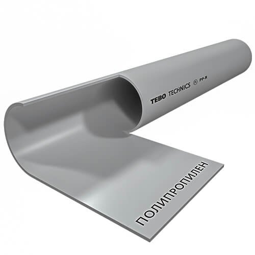 Фотография товара 'Tebo 031010209 R--TB-Gr Труба 90 SDR6 (серый цв.)'