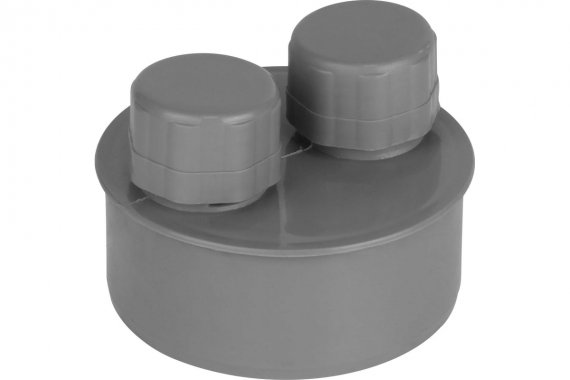 Фотография товара 'Tebo 013021304-2 RU-TB ПП Вакуумный клапан серый D 110'